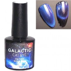 Сине-фиолетовый гель-лак кошачий глаз Galactic Cat eyes №03 (GCe-03)